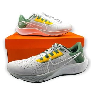 Nike Zoom Pegasus 38 Men 8.5 NFL Green Bay Packers New in Box Running DJ0844-001